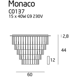 Maxlight monaco c0137 plafon