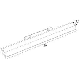 Maxlight magnetic m0002d lampa magnetyczna liniowa system dali 18w 1126lm 3000k