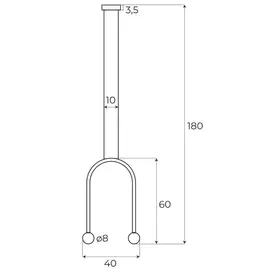 Maxlight p0523 lampa wisząca enigma czerwona