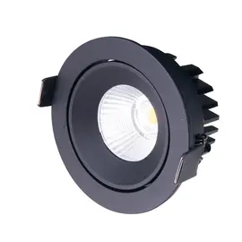 Maxlight cyklop h0095 oprawa wpustowa czarna ip65