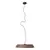 Maxlight p0551 lampa wisząca tamago dark walnut wood