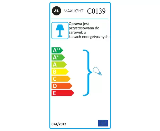 MAXLIGHT Reflex C0139 Kinkiet/lampa sufitowa biała DARMOWA WYSYŁKA W 24h