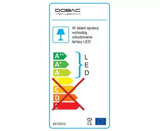 Dobac Fortis Surface White 36W 3000K XD2095-WH Plafon