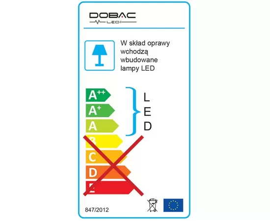 Dobac Yuca Fixed White 3W KT6857-WH Oprawa podtynkowa