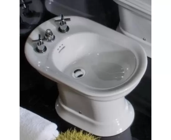 Hatria Dolcevita 59,5x27cm Bidet stojący z trzema otworami biały