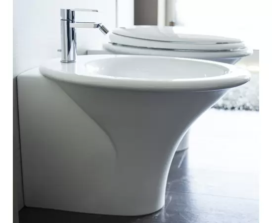 Hatria Sculture 60x40cm Bidet stojący biały