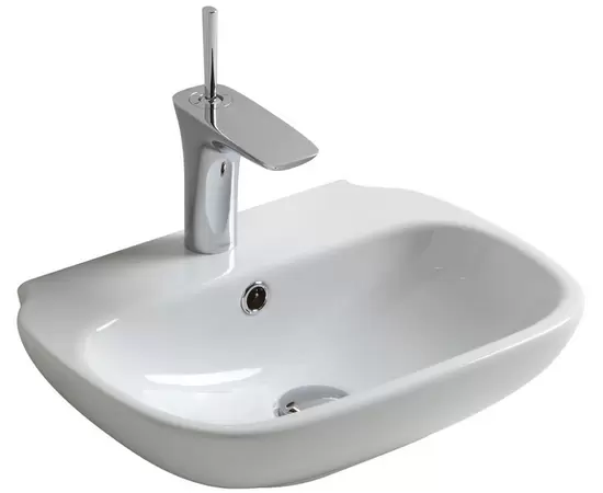 Olympia Ceramica Clear 45x35cm Umywalka podwieszana biała