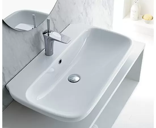 Olympia Ceramica Clear 75x45cm Umywalka podwieszana biała