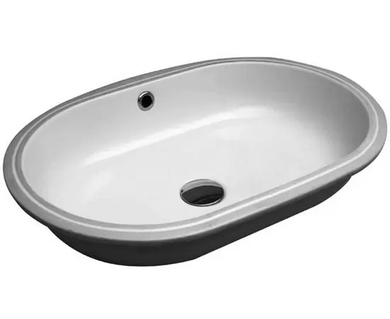 Olympia Ceramica Linea lavabi 55x38cm Umywalka podblatowa biała