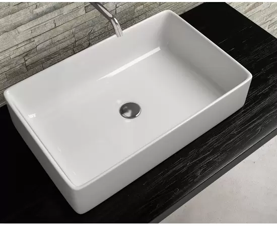 Olympia Ceramica Linea lavabi 60x38cm Umywalka nablatowa biała