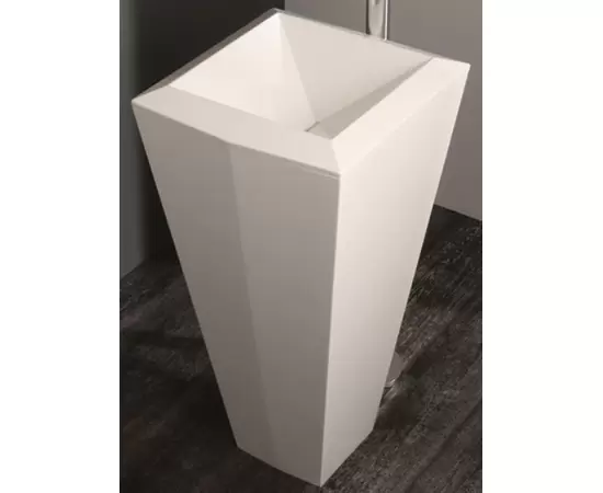 Olympia Ceramica Crystal 45x45x86cm Umywalka wolnostojąca biała