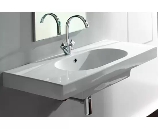 Olympia Ceramica Tutto Evo 100x50cm Umywalka podwieszana biała