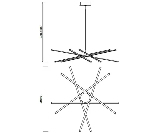 Mantra Aire Led 5911 lampa wisząca