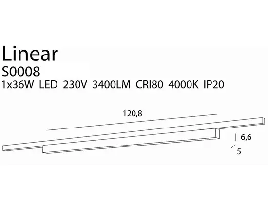 LINEAR S0008 OPRAWA DO SZYNOPRZEWODU