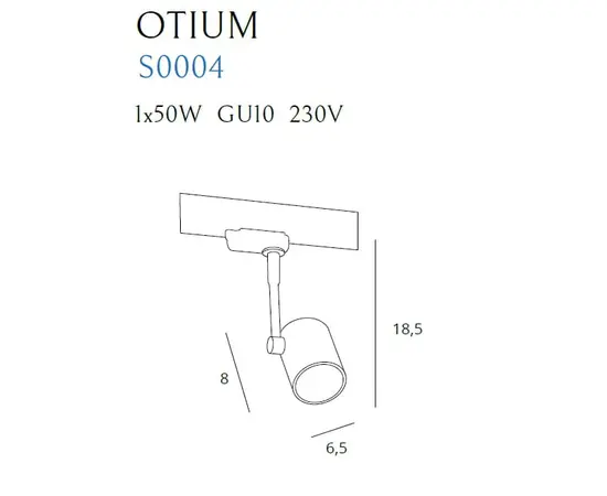 MAXLIGHT Otium S0004 Obrawa do szynoprzewodu biała DARMOWA WYSYŁKA W 24h