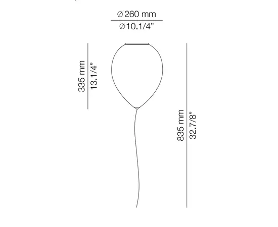 Estiluz balloon lampa sufitowa/plafon t-3052