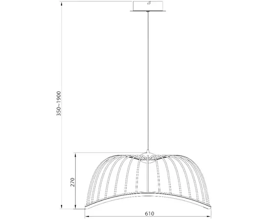 Mantra celeste lampa wisząca czarna 6684