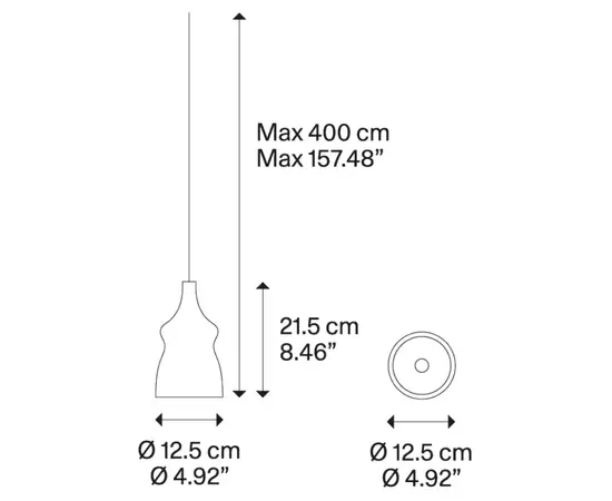 Lodes Nostalgia Small Lampa Wisząca Różowe Złoto 15422 5527