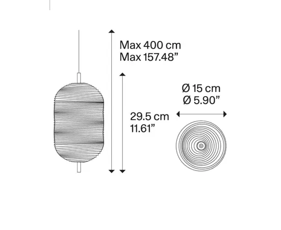 Lodes Jefferson Medium Lampa Wisząca Chrom/Czerń 16823 4227