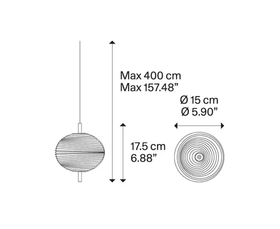 Lodes Jefferson Mini Lampa Wisząca Chrom/Czerń 16821 4227