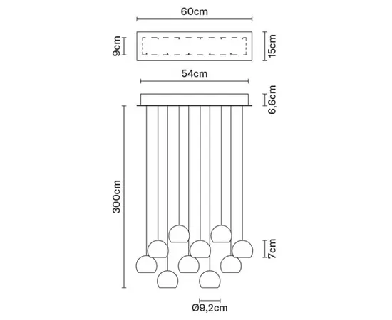 Fabbian Beluga Multispot Lampa Wisząca F32 A28 00