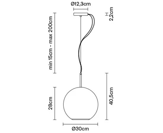 Fabbian Beluga Royal Lampa Wisząca Złota D57 A53 12