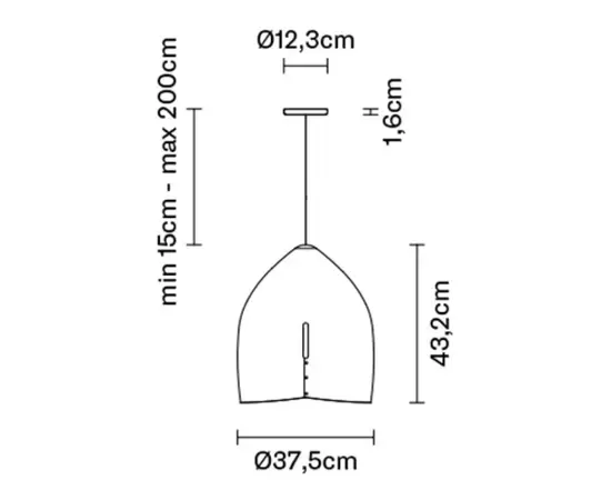 Fabbian Oru Lampa Wisząca F25 A01 73