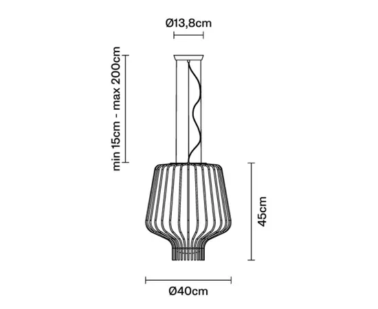 Fabbian Saya Lampa Wisząca F47 A09 01