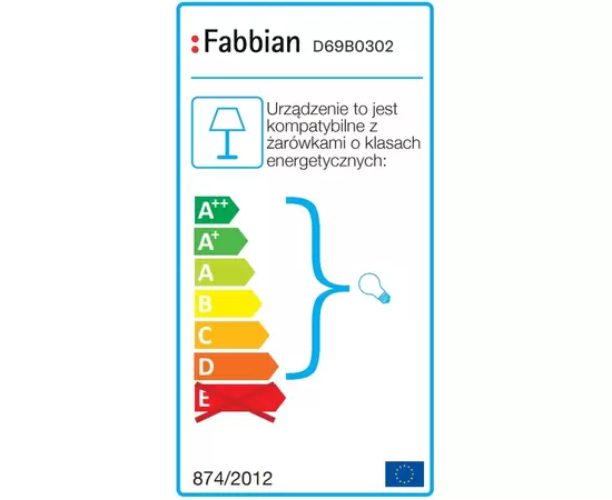 Fabbian Vicky Lapa Biurkowa Czarna D69 B03 02