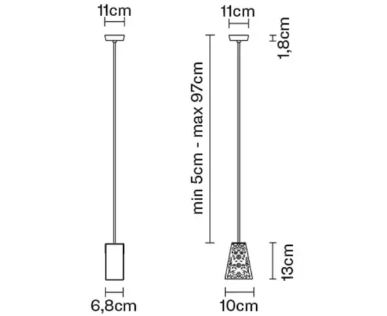 Fabbian Vicky Lampa Wisząca D69 A99 00