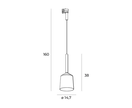 Maxlight Tulipe S0017 Lampa do Szynoprzewodu Biała