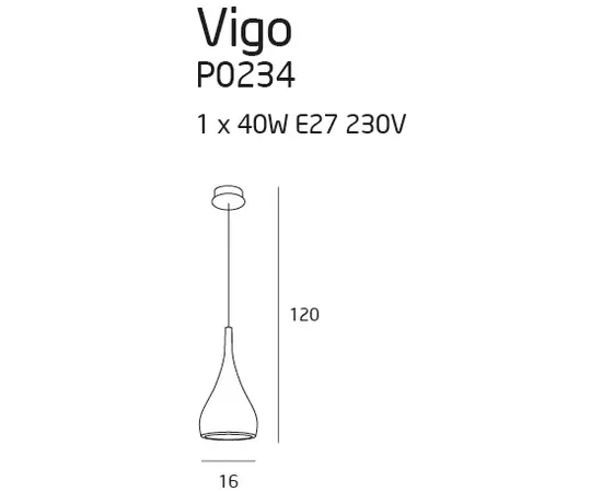 Maxlight vigo p0234 lampa wisząca biała darmowa wysyłka w 24h