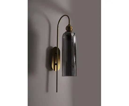 Maxlight w0333 kinkiet campanila smoky glass