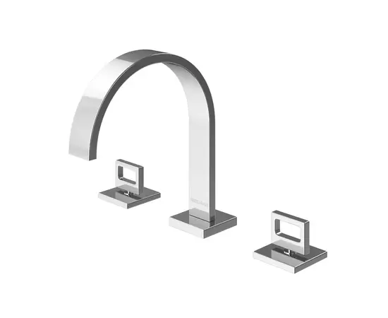 Kohlman Nexen-S Bateria Umywalkowa 3-otworowa Chrom SQB202U