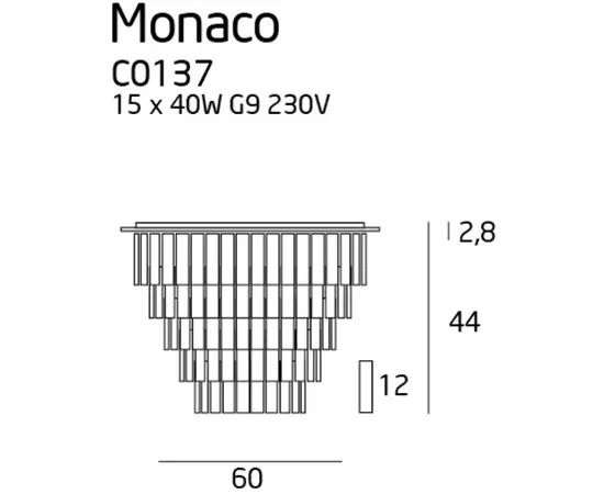 Maxlight monaco c0137 plafon