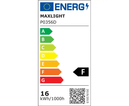 Maxlight organic horizon p0356d lampa wisząca ściemnialna złota