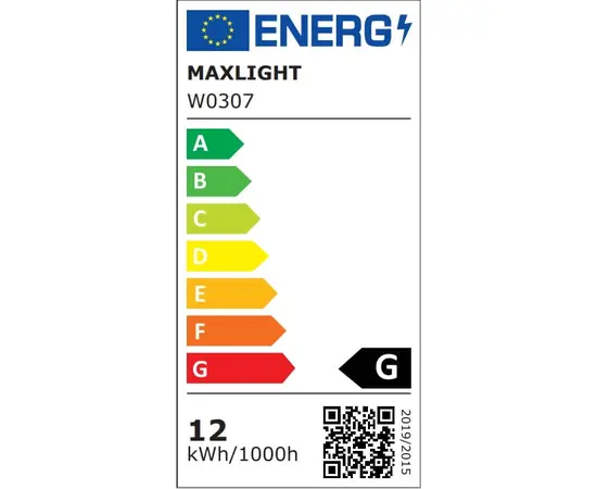 Maxlight flink w0307 kinkiet czarny ip44