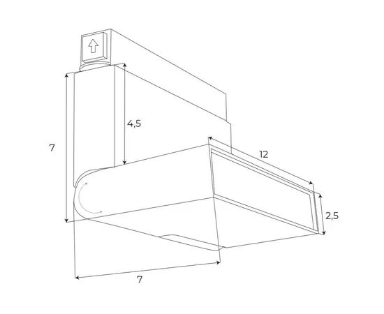 Maxlight magnetic m0007z lampa magnetyczna łamana system zigbee 6w 323lm 2700/5000k