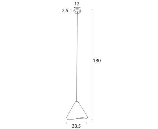 Maxlight p0548 lampa wisząca sakura darkwalnut wood