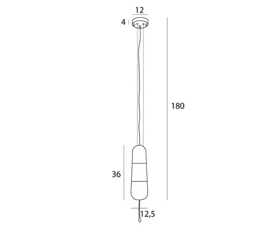 Maxlight p0588 lampa wisząca mauri 1 transparent glass