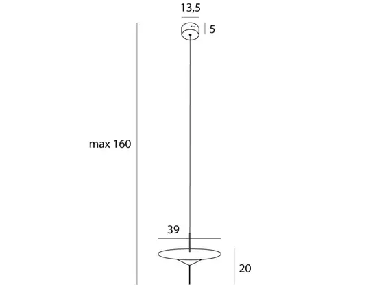 Maxlight p0555 lampa wisząca cone ii czarna