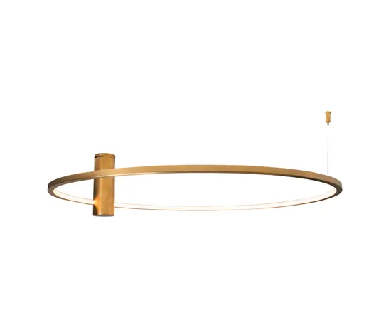 Maxlight c0240 plafon queen 80cm  brushed gold 20w 3000k