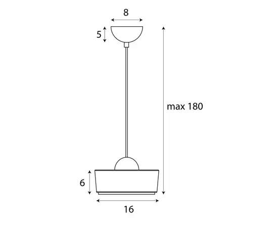 Maxlight lipari i p0542 lampa wisząca