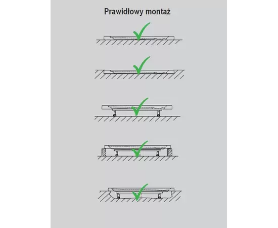 riho basel brodzik akrylowy biały niski