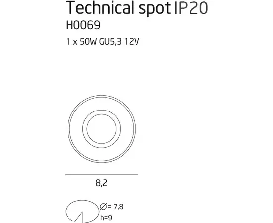 MAXLIGHT DEEP H0069 Oprawa podtynkowa DARMOWA WYSYŁKA W 24h