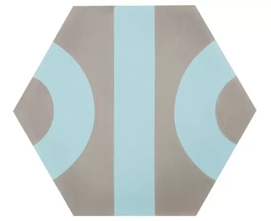 Peronda Roll by Dsignio ROLL GREY -BLUE 28,5X24,8 płytka ceramiczna matowa