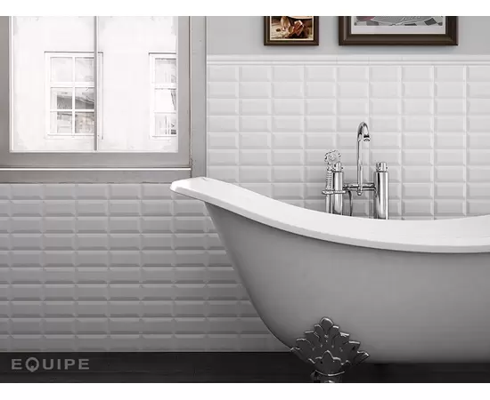 Equipe Metro WHITE  10x20 PŁYTKA ceramiczna połysk