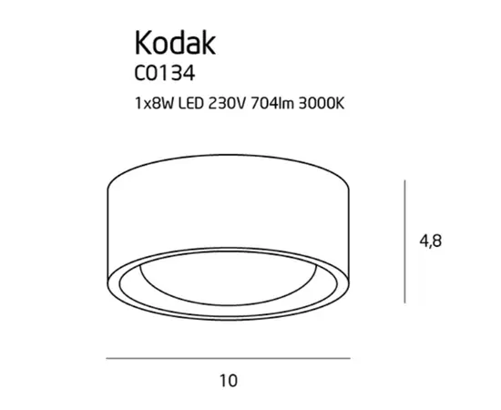 MAXLIGHT Kodak I C0134 Plafon DARMOWA WYSYŁKA W 24h